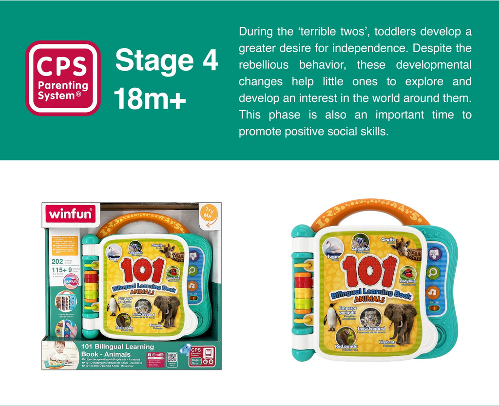 101 Bilingual Learning Book - Animals