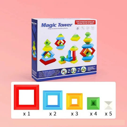 15 Pcs Kids Construction Building Blocks set