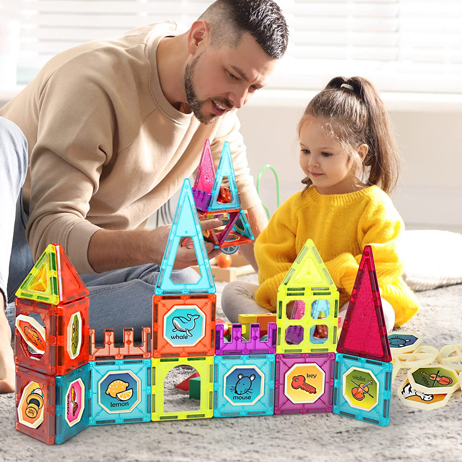 33 PCS Magnetic DIY Building Blocks