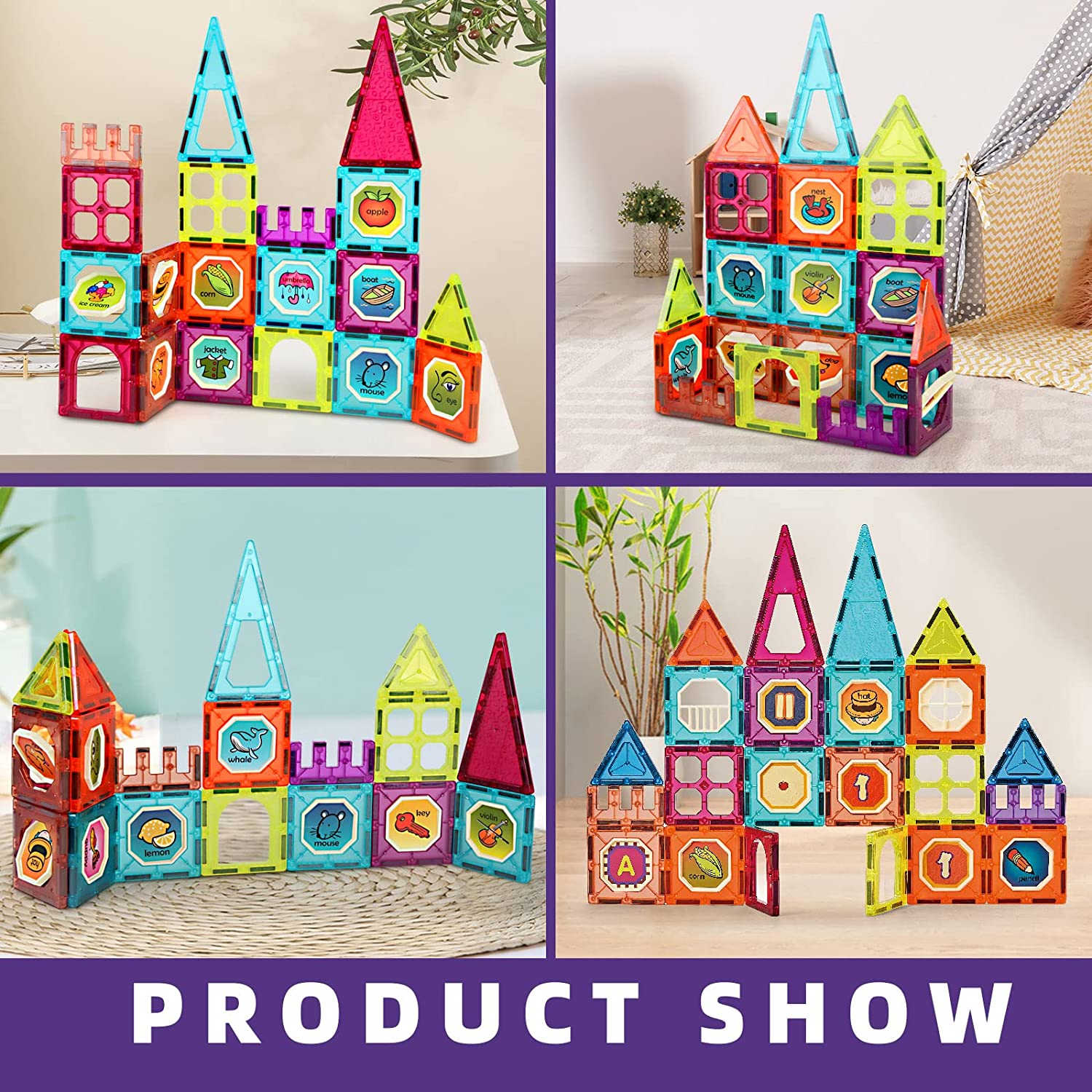 33 PCS Magnetic DIY Building Blocks