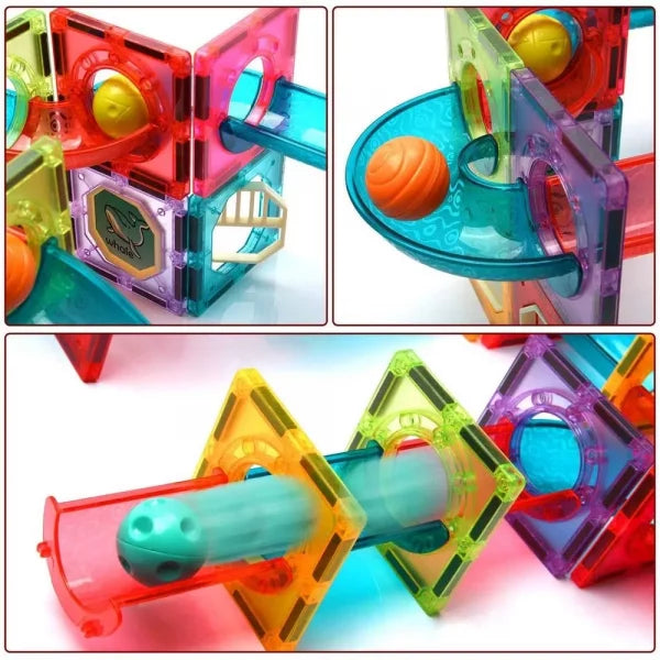 DIY Creative Magnetic Building Blocks – 72 Pieces