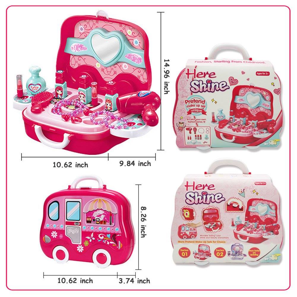 Makeup Beauty Set With Portable Suit Case