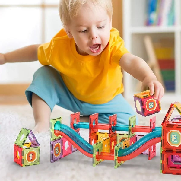 DIY Creative Magnetic Building Blocks – 72 Pieces