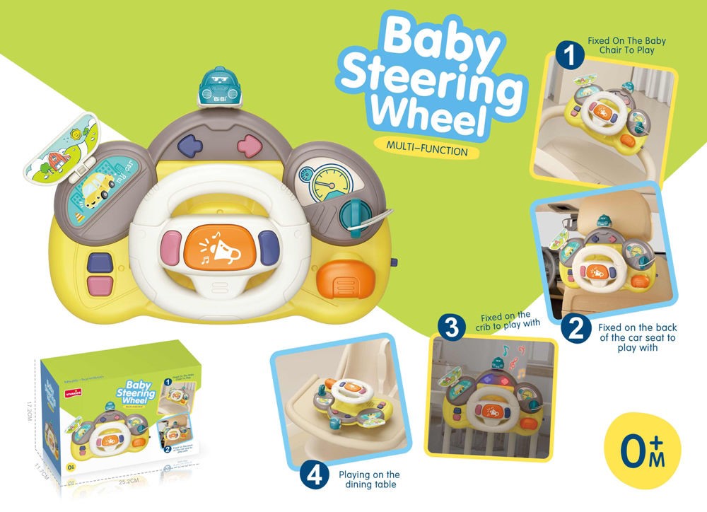 Baby Steering Wheel Toy – Interactive Driving Fun for Little Explorers