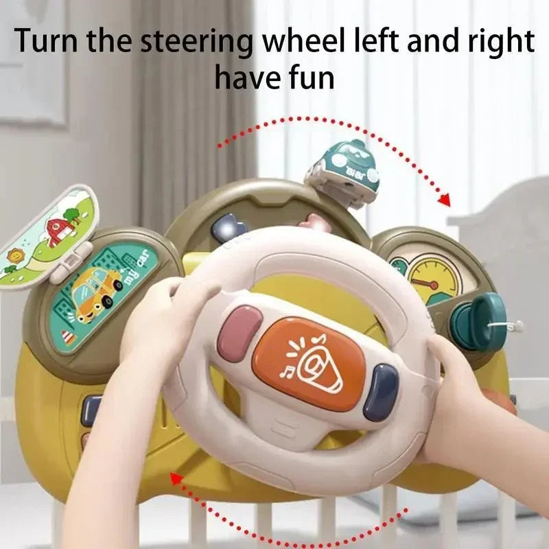 Baby Steering Wheel Toy – Interactive Driving Fun for Little Explorers