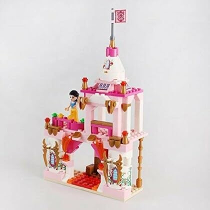 Castle And Princess Construction Set, 200 Pieces, Multi-Colored