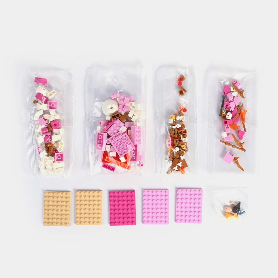 Castle And Princess Construction Set, 200 Pieces, Multi-Colored
