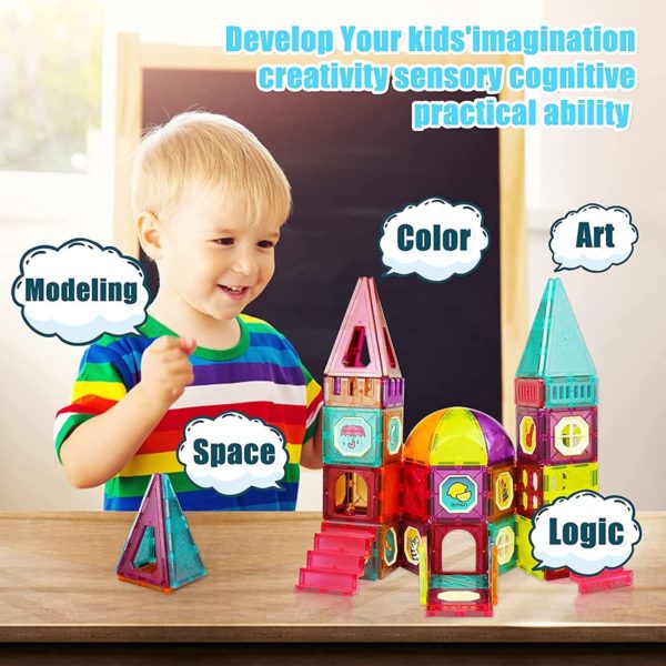 33 PCS DIY Magnetic Construction Blocks