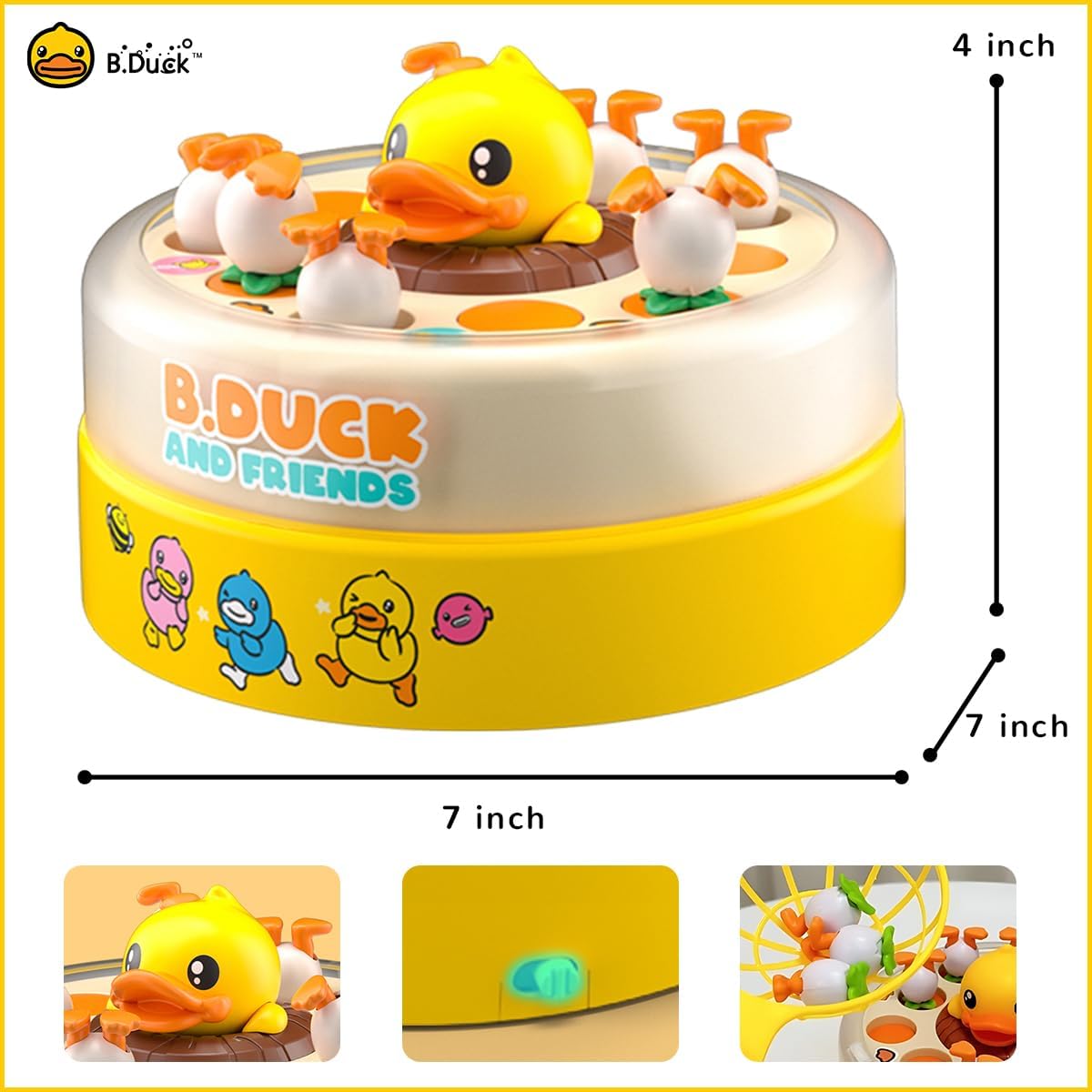 Electric Bouncing Duck Catching Game