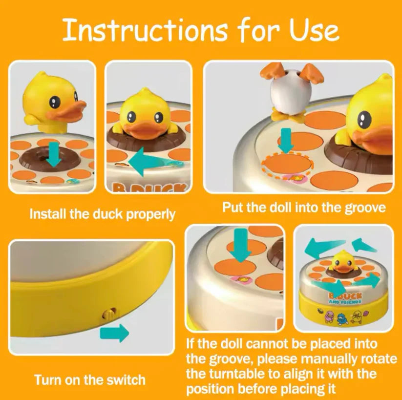 Electric Bouncing Duck Catching Game