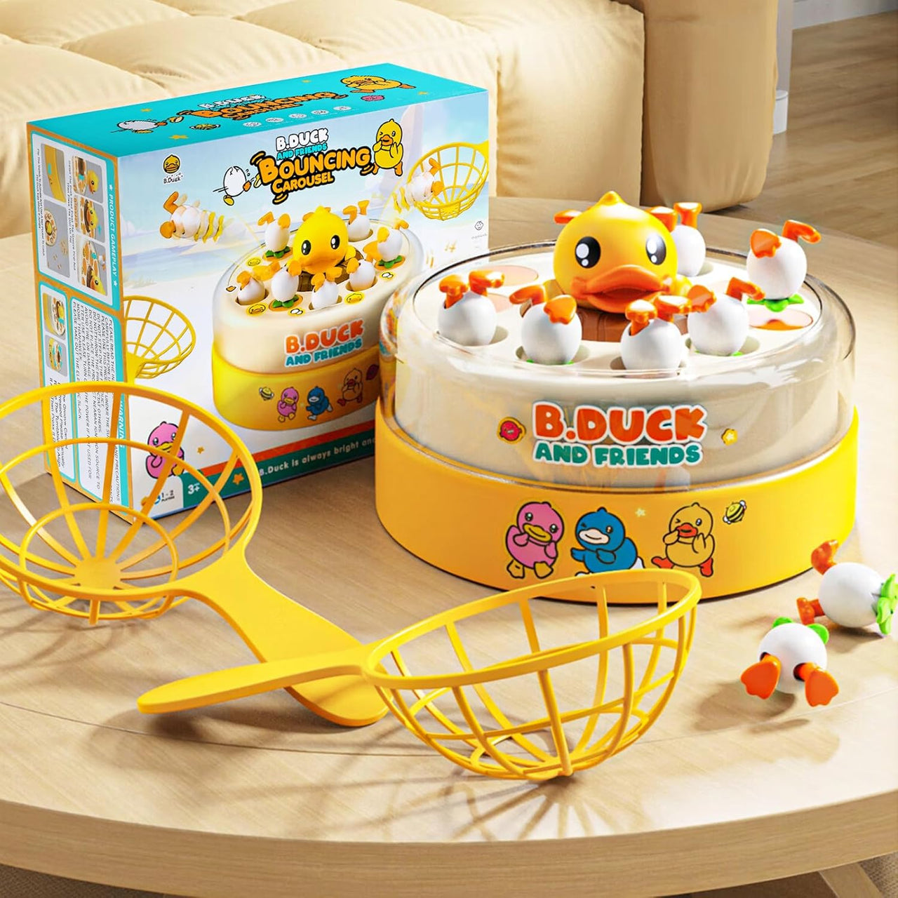 Electric Bouncing Duck Catching Game