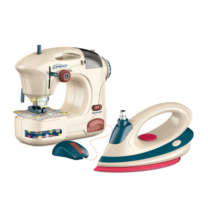 Mini Appliance Iron And Sewing Set