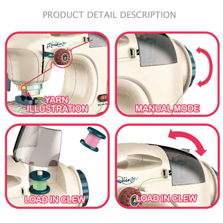 Mini Appliance Iron And Sewing Set