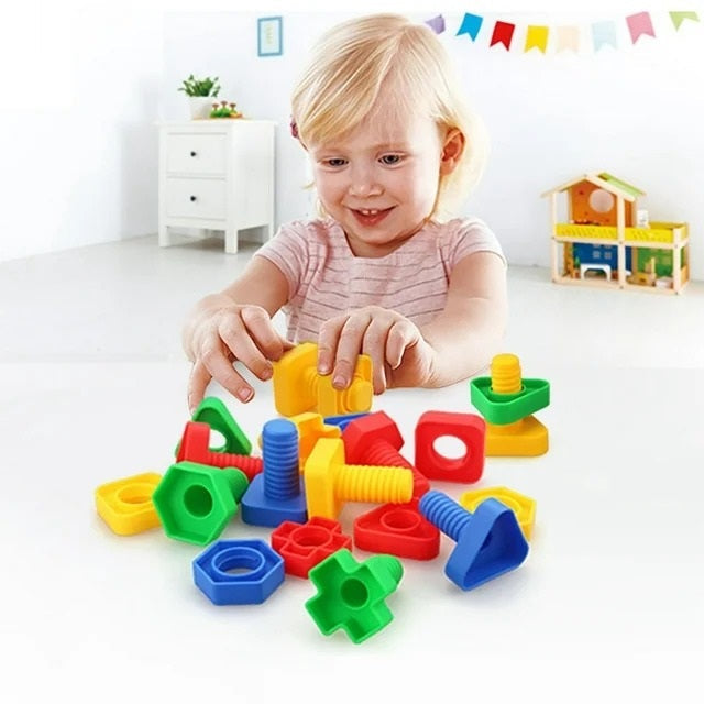 High Quality Screw Nut and Bolt Building Blocks –99+ Pieces