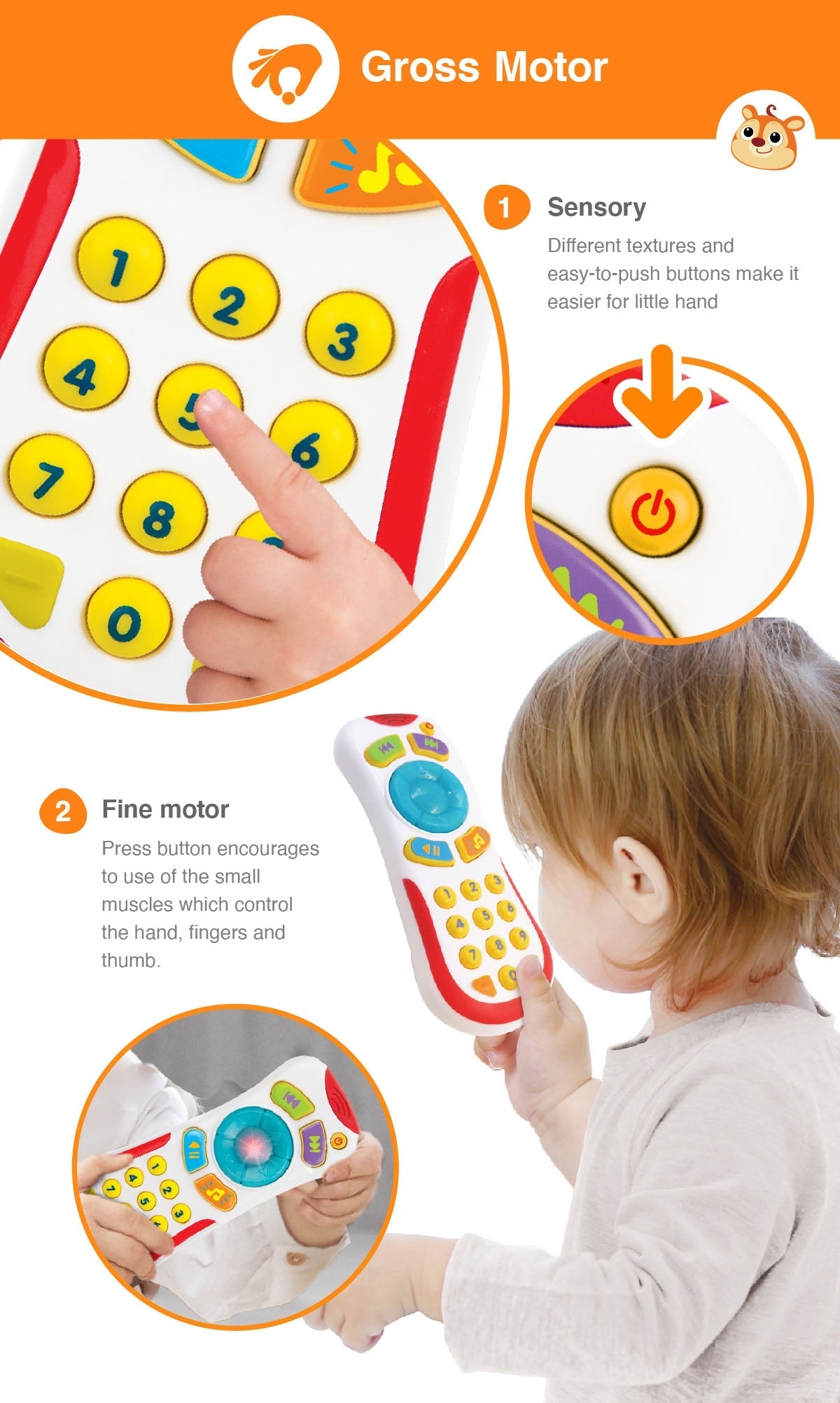 Light 'N Sounds Remote Control White