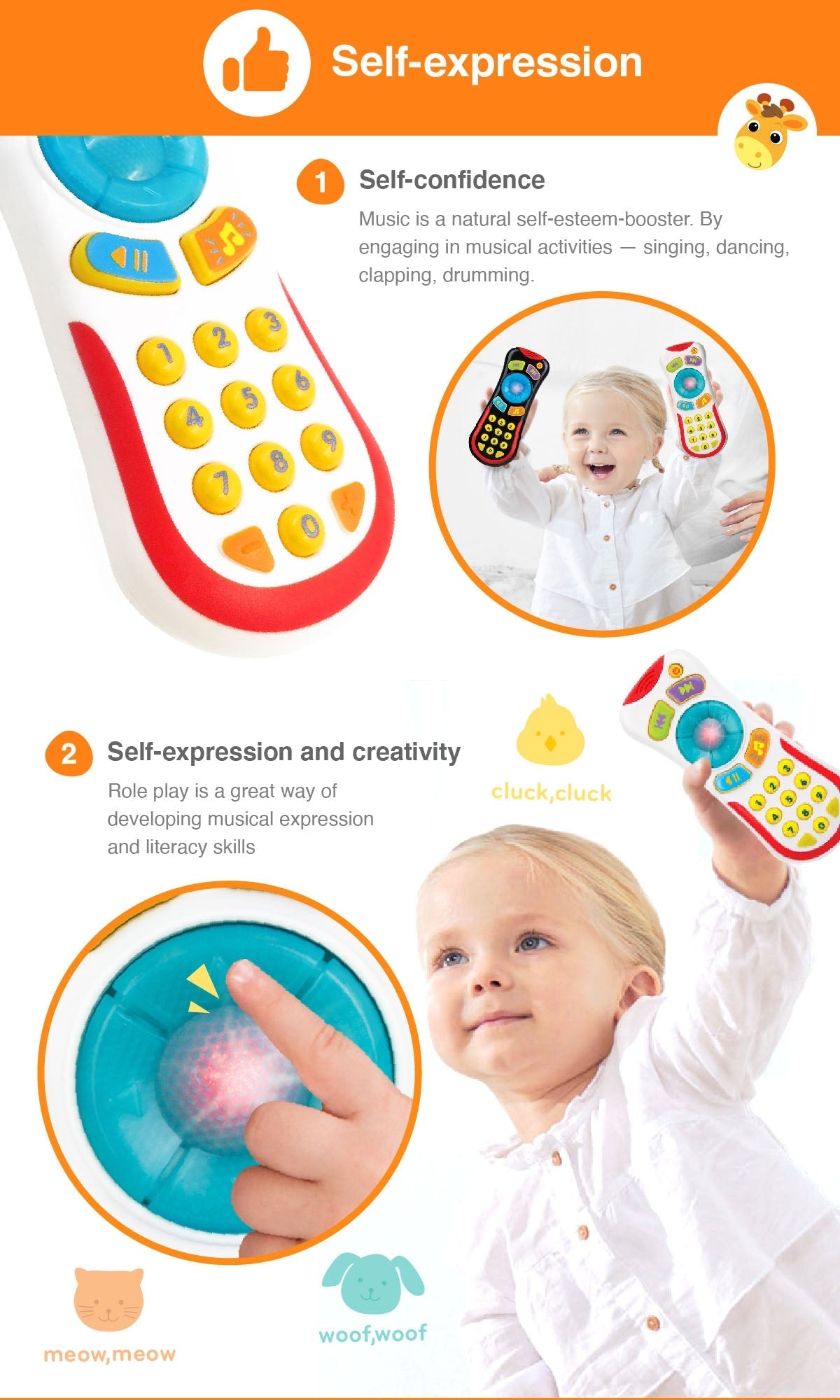 Light 'N Sounds Remote Control White