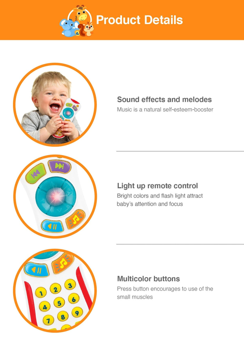 Light 'N Sounds Remote Control White