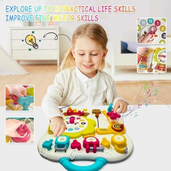 Montessori Multifunction Exploration Busy Board Learning