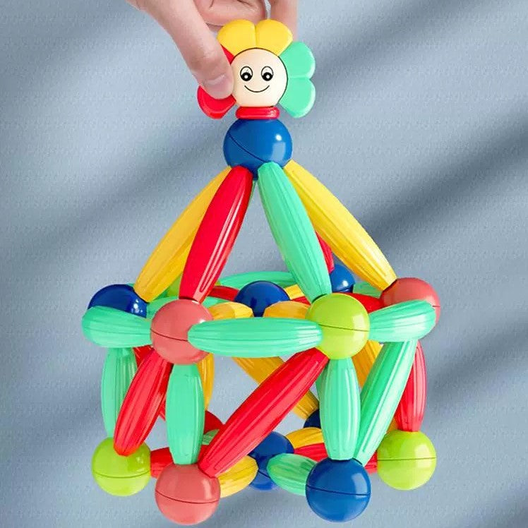52 PCS Variety Three-dimensional Magnetic Building Blocks