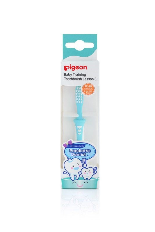 Pigeon Training Toothbrush Lesson 3 Green-K78342-1