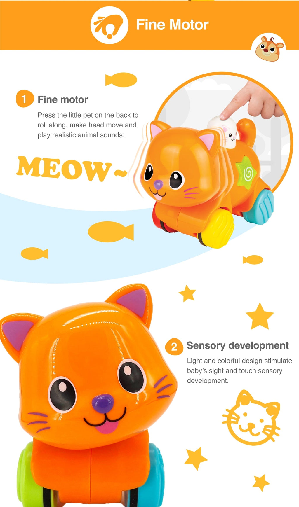 Press 'N Go Pet - Kitten
