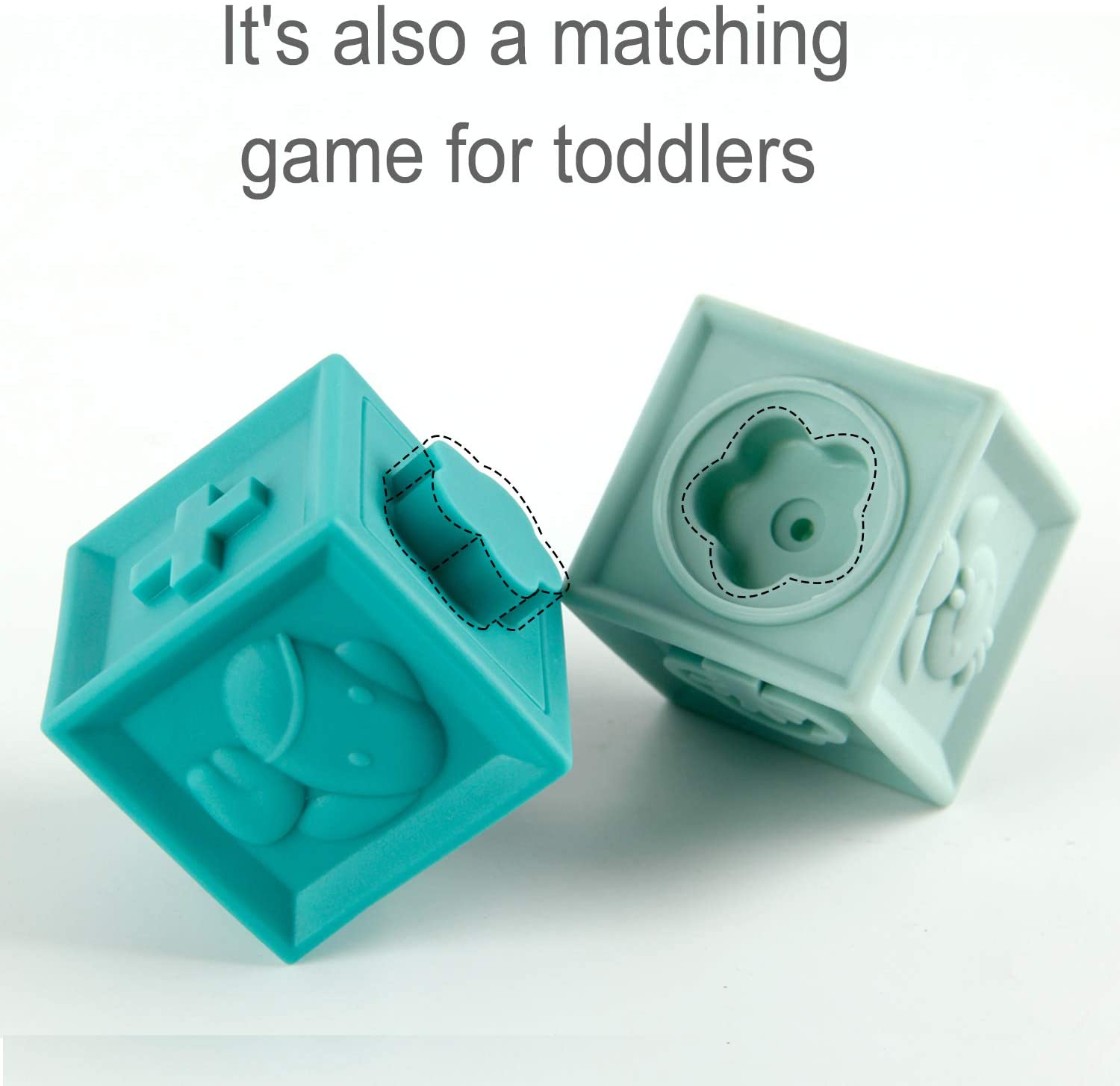 Soft Blocks Squeeze Play with Numbers, Animals &amp; Shapes Textures