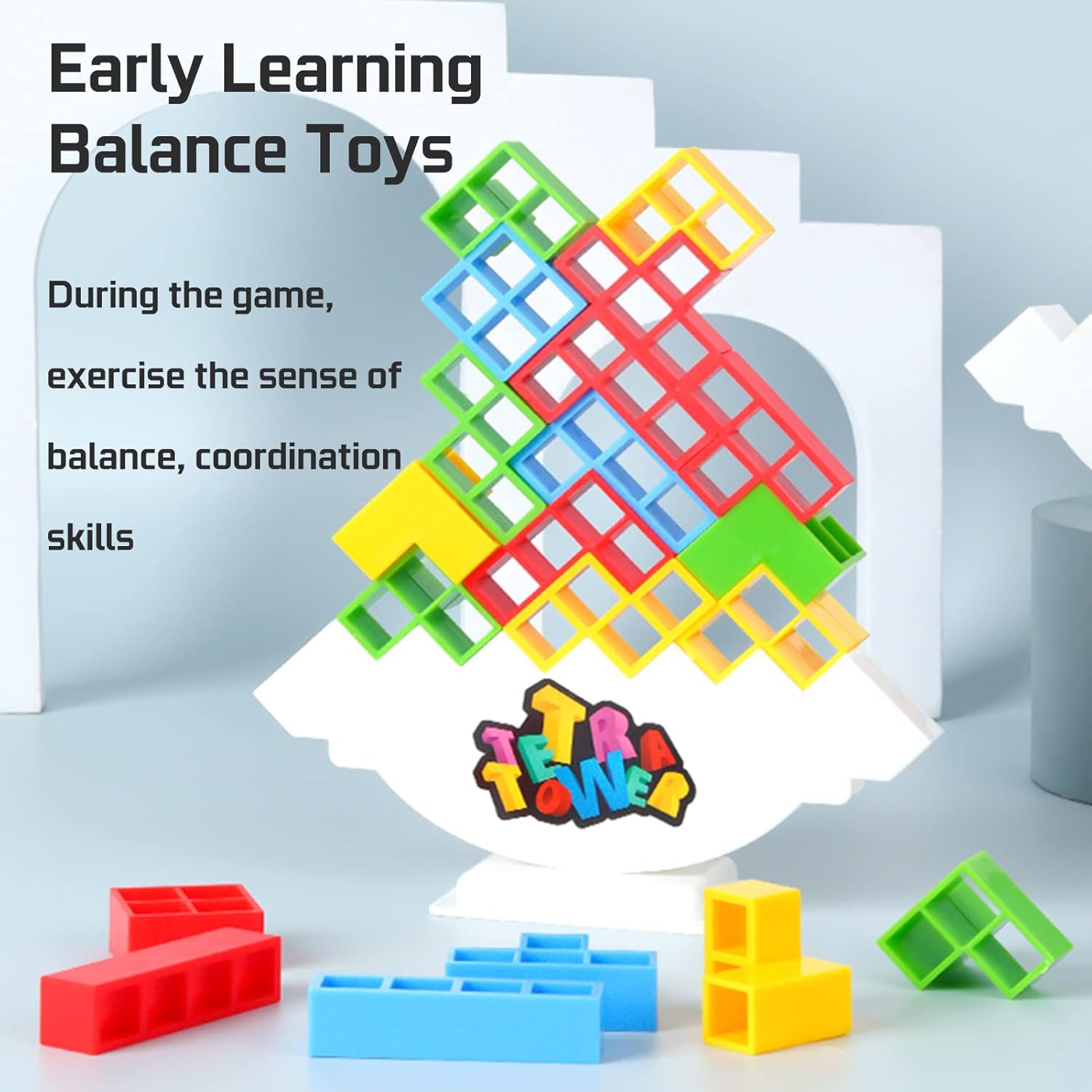 Tetra Tower Balance Blocks (16 pcs)