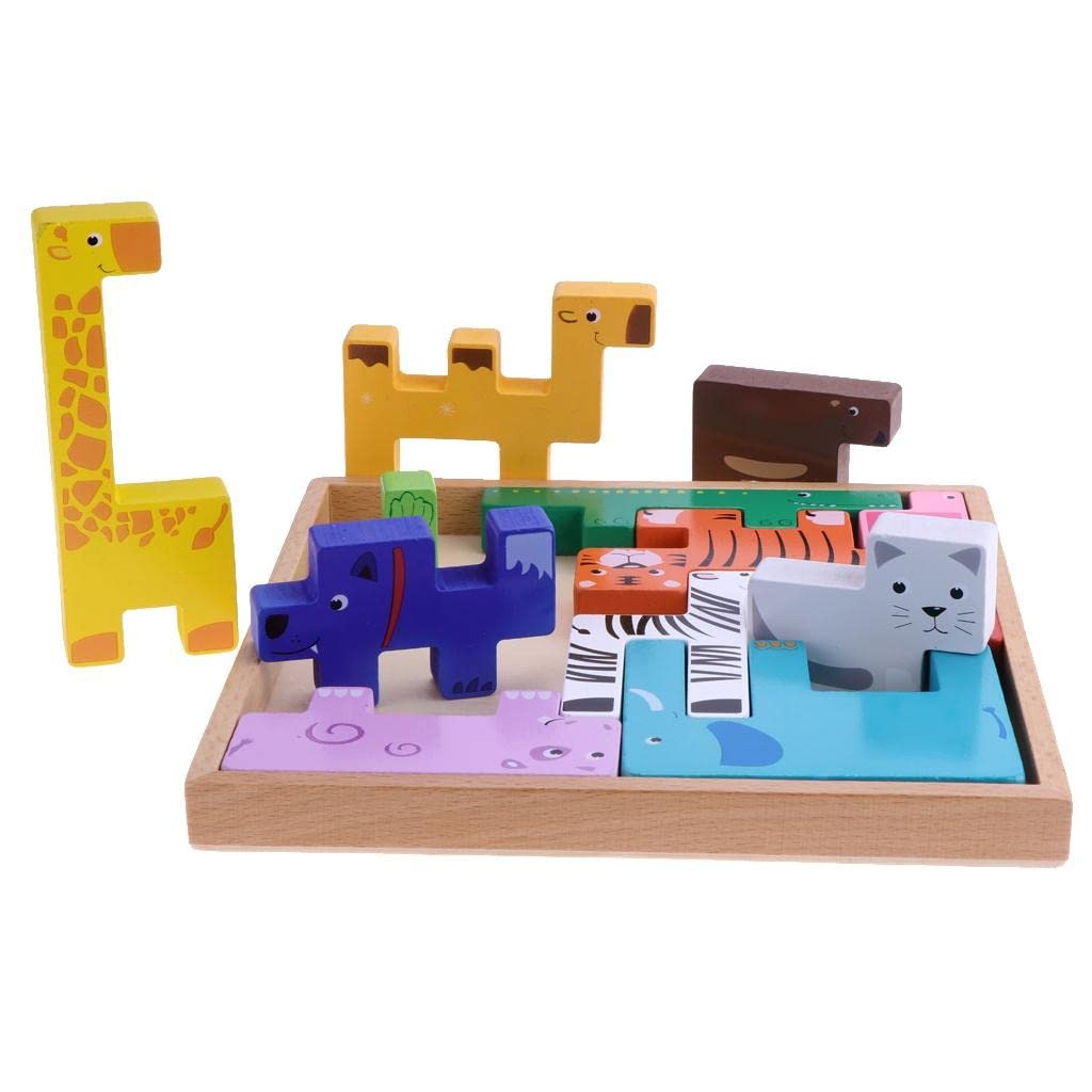 Wooden Animal Creative Challenge Puzzle