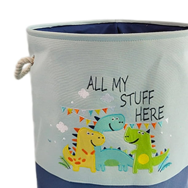 Toys/Laundry Storage Basket Round (Dino)