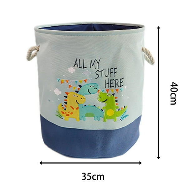 Toys/Laundry Storage Basket Round (Dino)